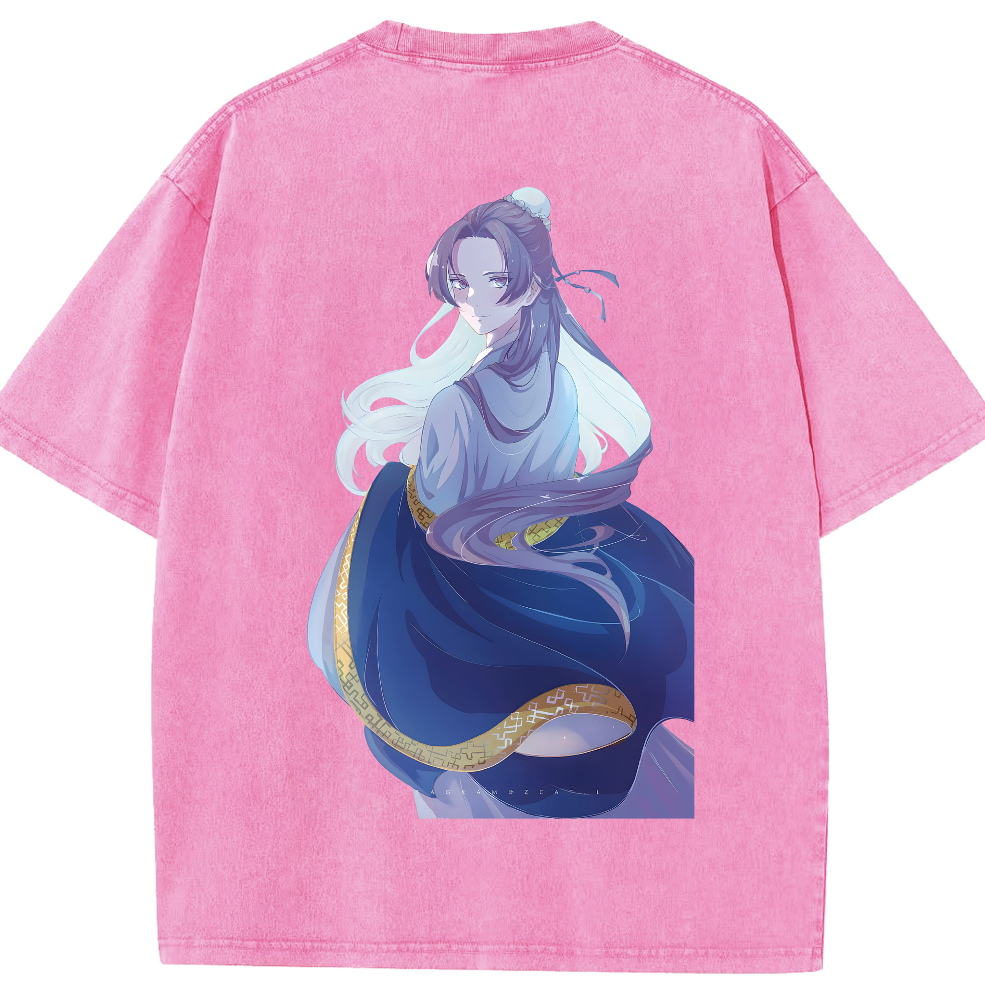 （画像用） 薬屋のひとりごと The Apothecary Diaries 綿100% ヴィンテージ風 半袖Tシャツ（背面プリント）